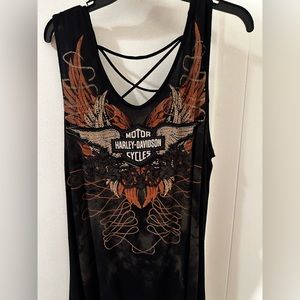 Plus size Harley Davidson tank